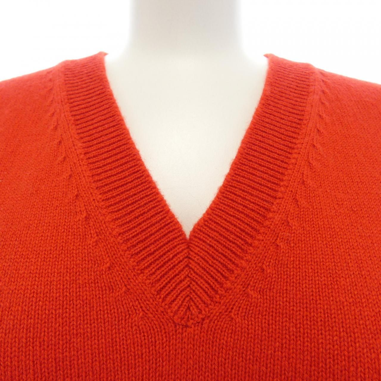 Chanel Knit Sweater Red — view 6
