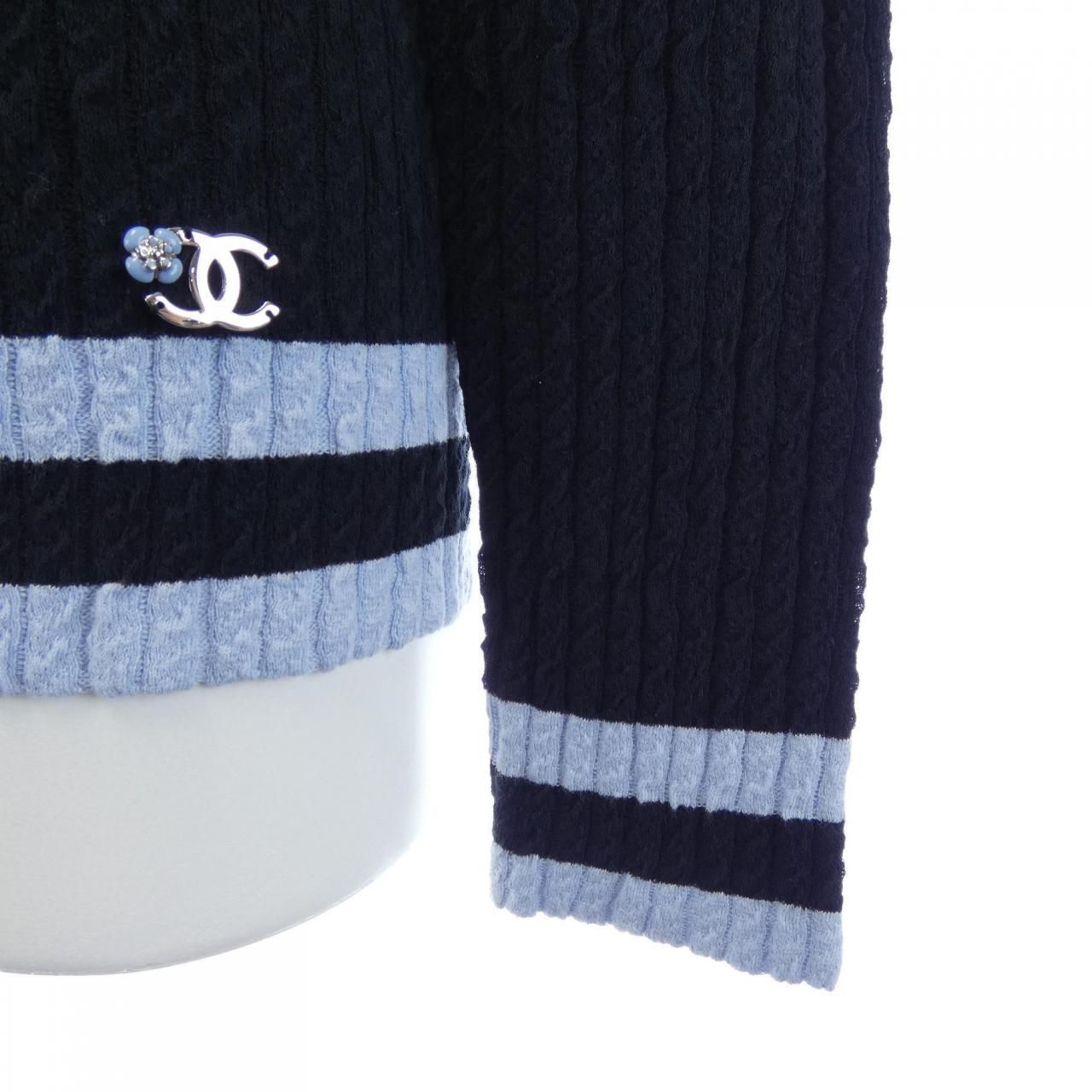 Chanel Knit Sweater Black — view 7