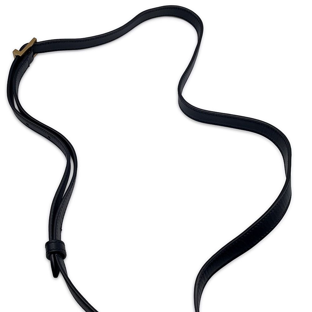 Saint Laurent Paris Shoulder Bag le 5 a 7 Mini Vertical Leather Black — view 9