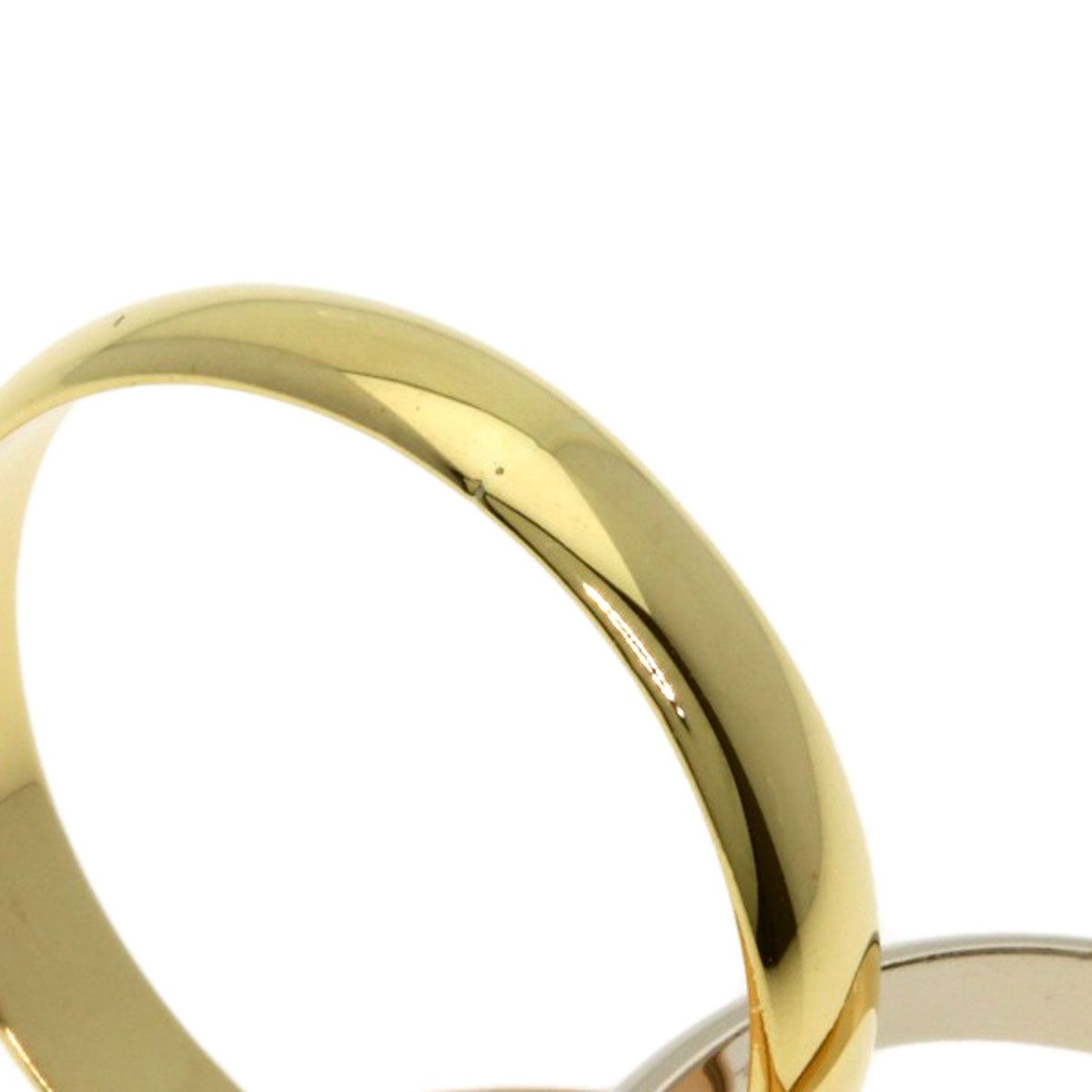 Cartier Trinity 51 Ring 18k Yellow Gold 18k White Pink — view 7