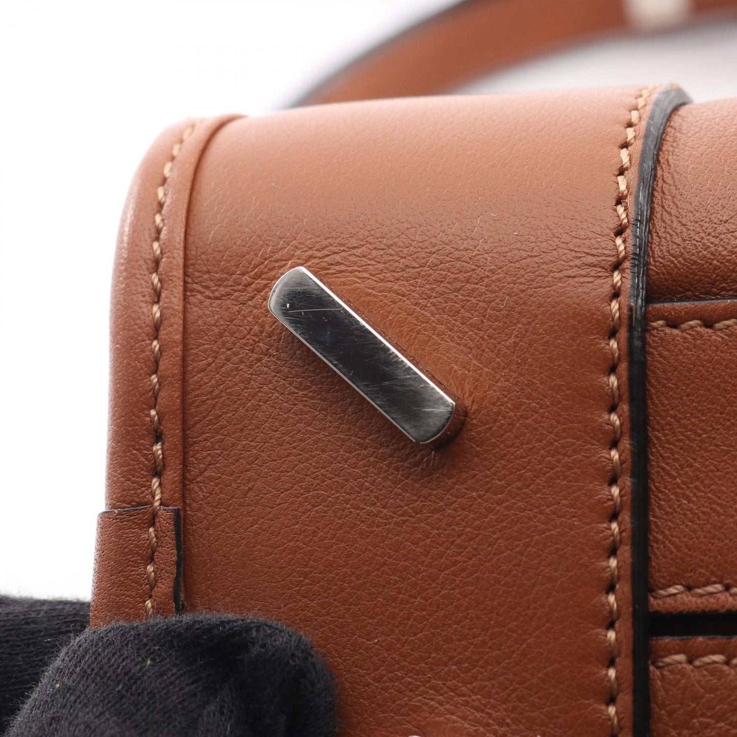 Loewe Handbag Amazona 23 2-Way Brown Leather — view 8