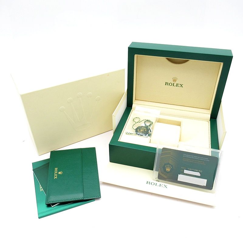 Rolex GMT Master 2 Watch Oyster Box SS Black Polished — view 6
