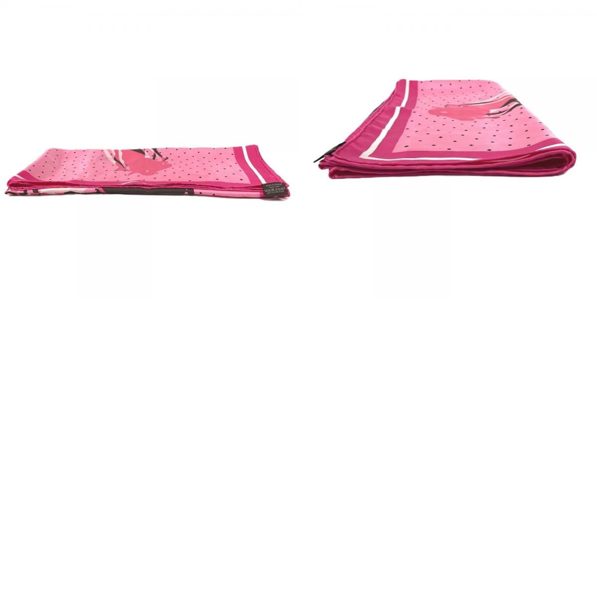 Hermes Scarf Carre 90 Silk Pink — view 9