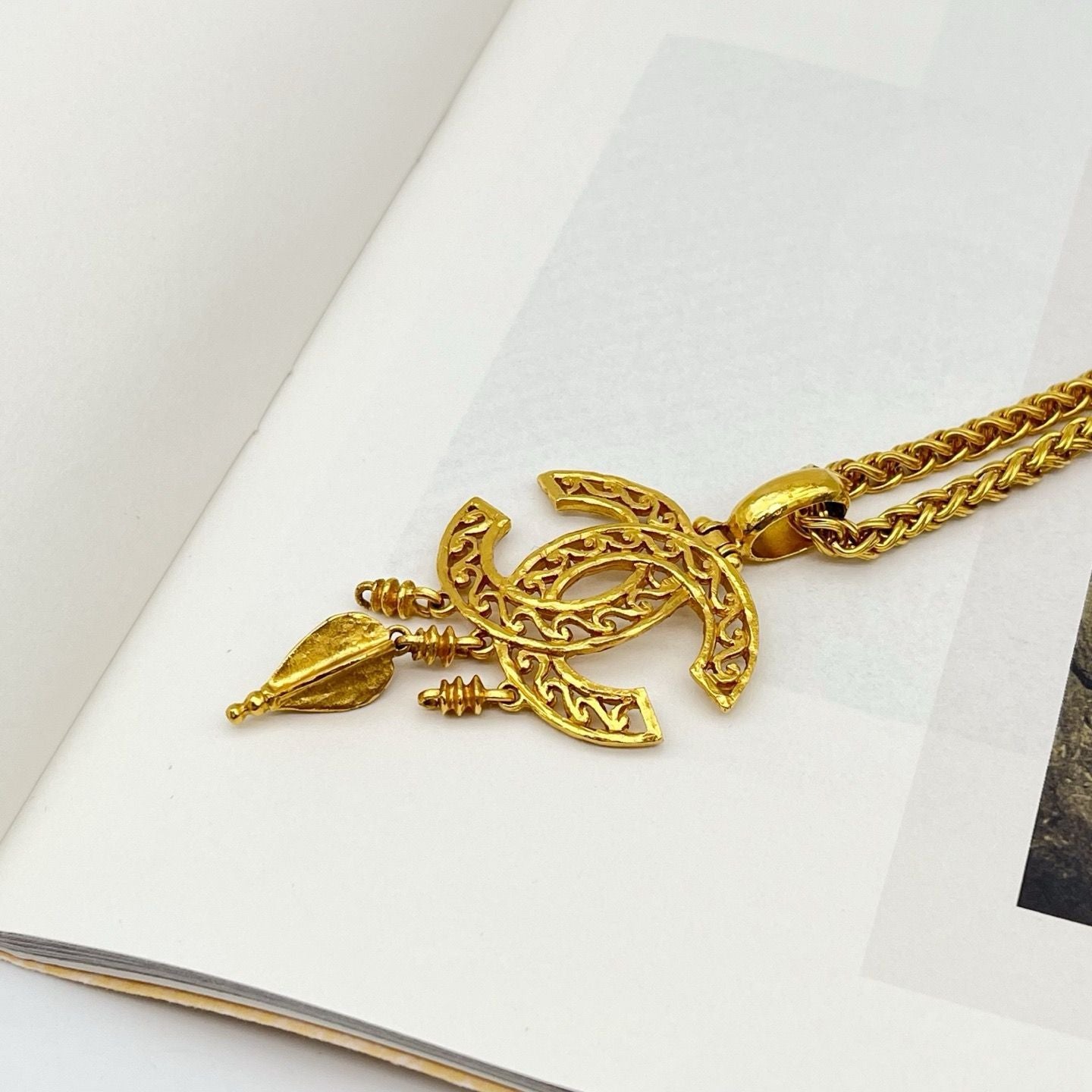 Chanel CC Logo Necklace — view 7