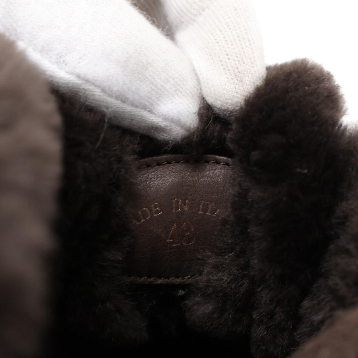 Loro Piana Shearling Leather Boa Chukka Boots — view 9