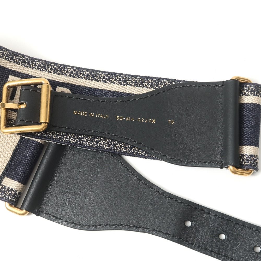 Dior Belt 75 Logo Embroidery — view 8