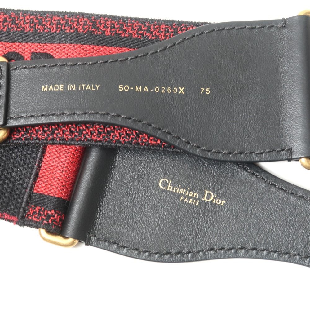 Dior Belt 75 Logo Embroidery — view 8