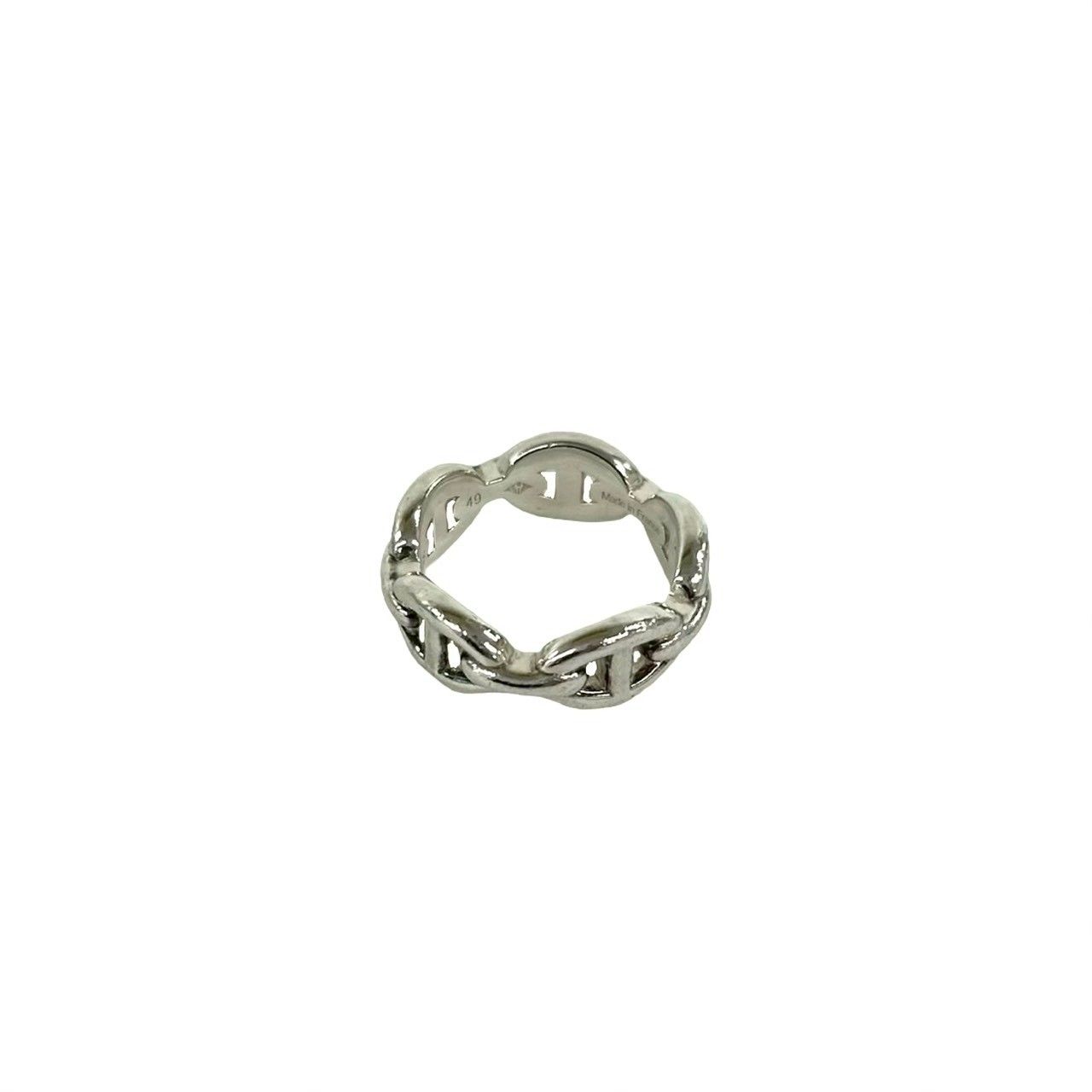 Hermes Enchainee 925 Sterling Silver Ring — view 6