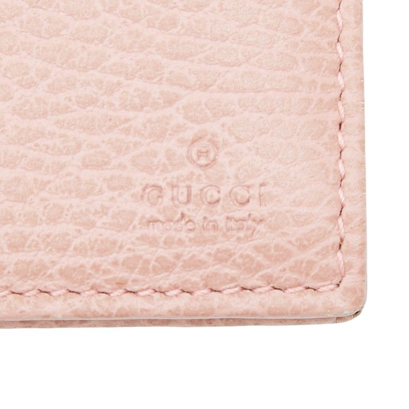 Gucci Swing Crossbody Shoulder Wallet Bag Pink Leather — view 9