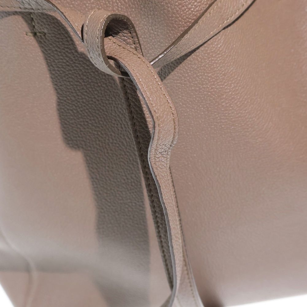 Celine Cabas Phantom Tote Gray Brown Leather Gold — view 6