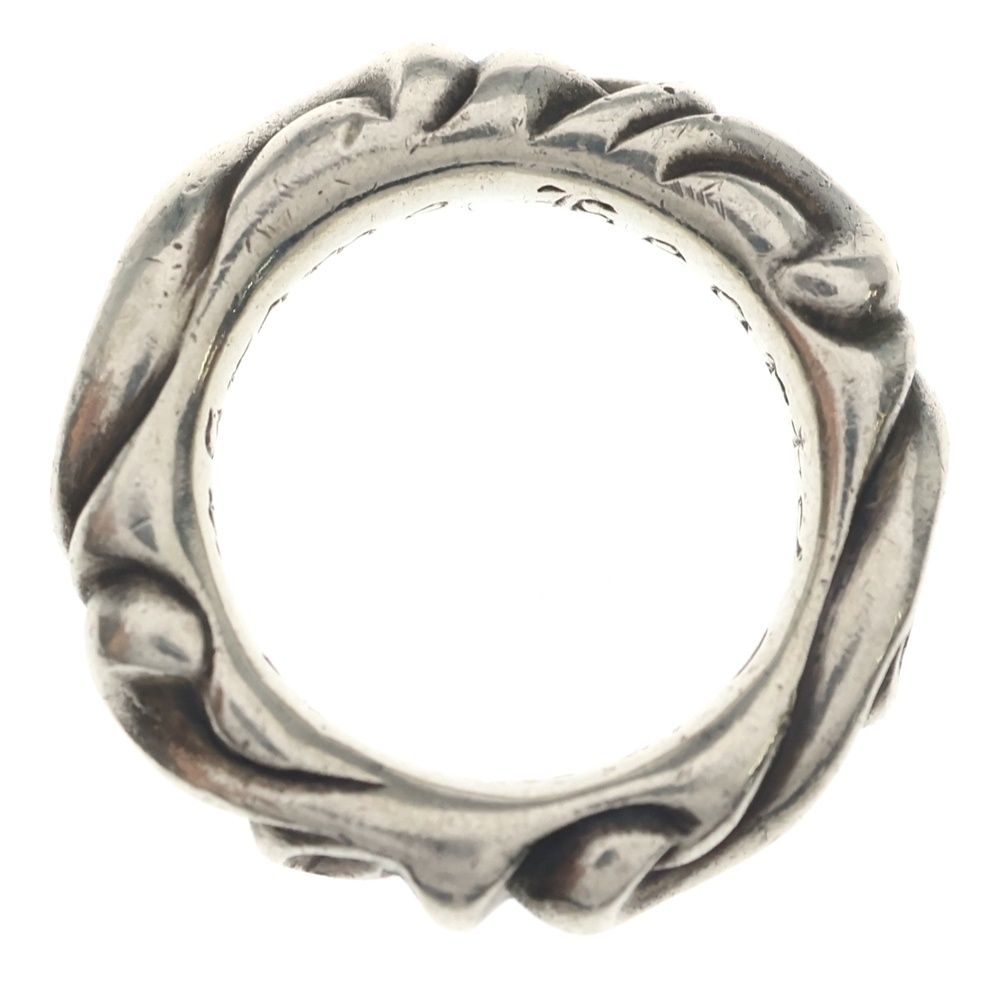 Chrome Hearts Scrl Band Scroll Ring Silver — view 6