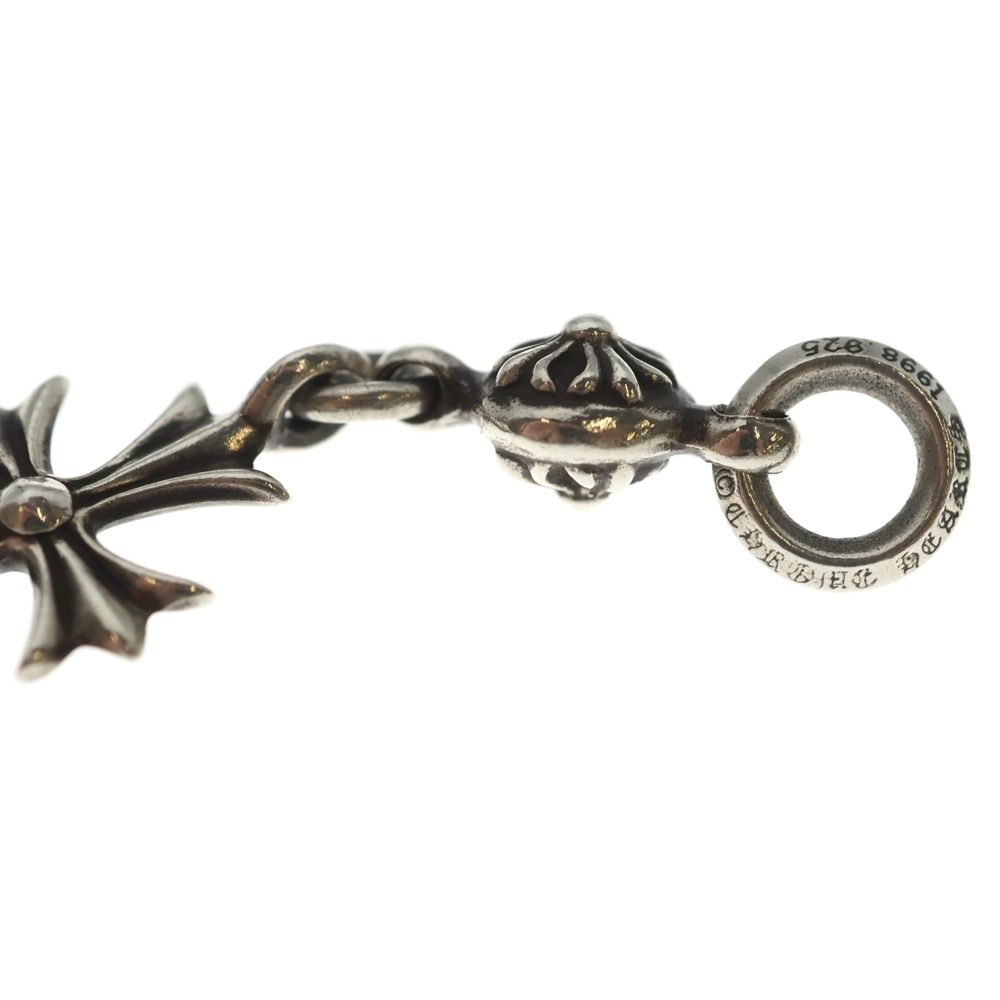 Chrome Hearts Tny CH Crs 1 Ball Tiny CH Cross Charm Pendant Top Silver — view 6