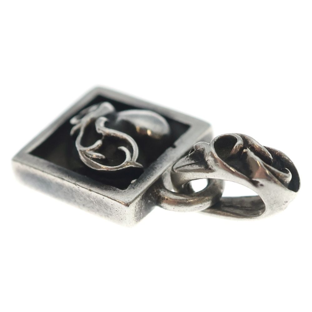 Chrome Hearts Framed Heart Charm Pendant Top Silver — view 6