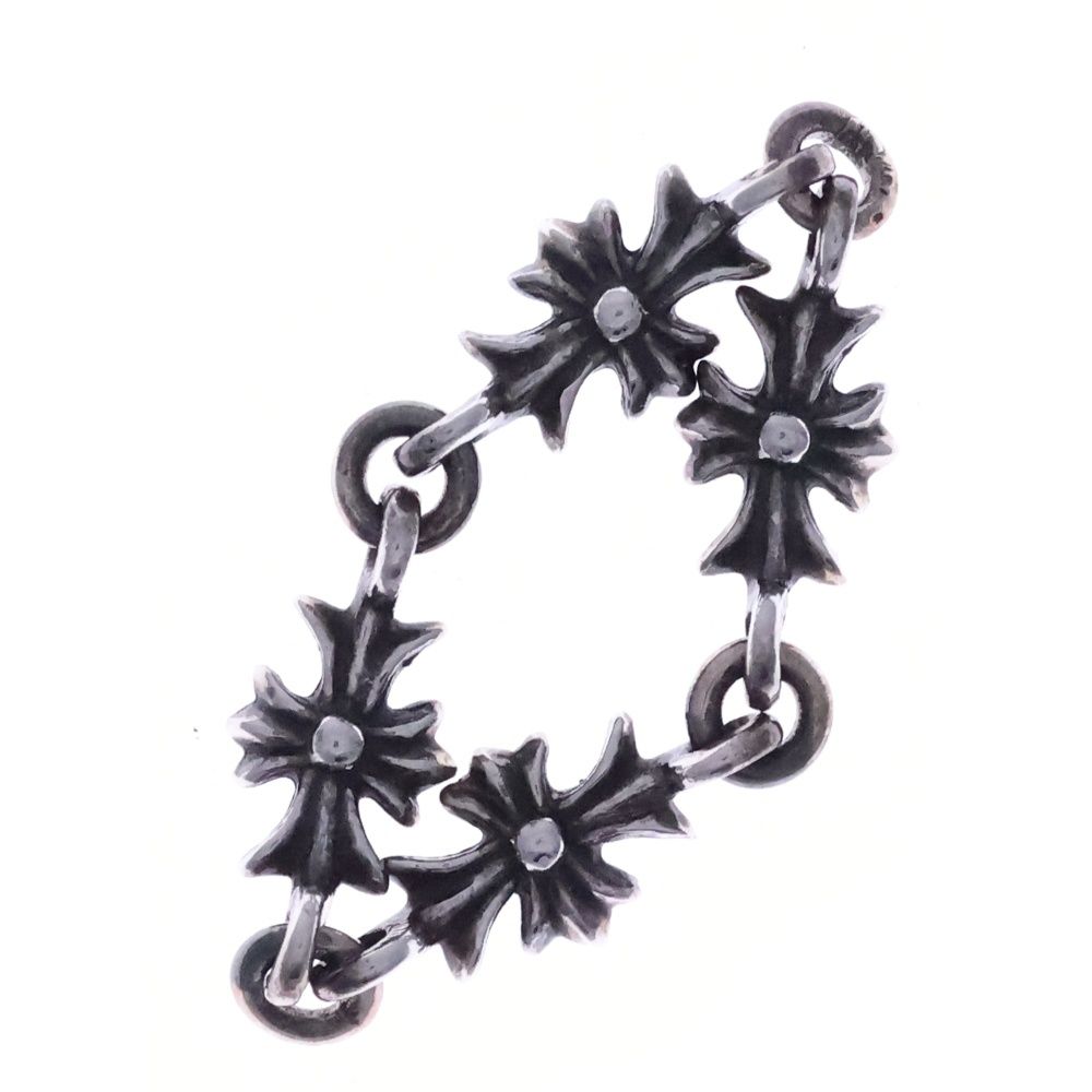 Chrome Hearts Tny CH Pls Dia Tiny CH Plus Diamond Ring Silver — view 6