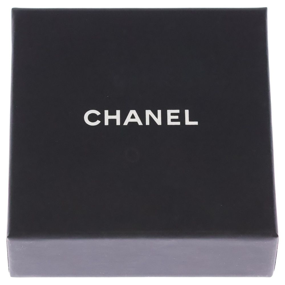 Chanel CC Star Line Stone CC Logo Earrings Gold — view 6