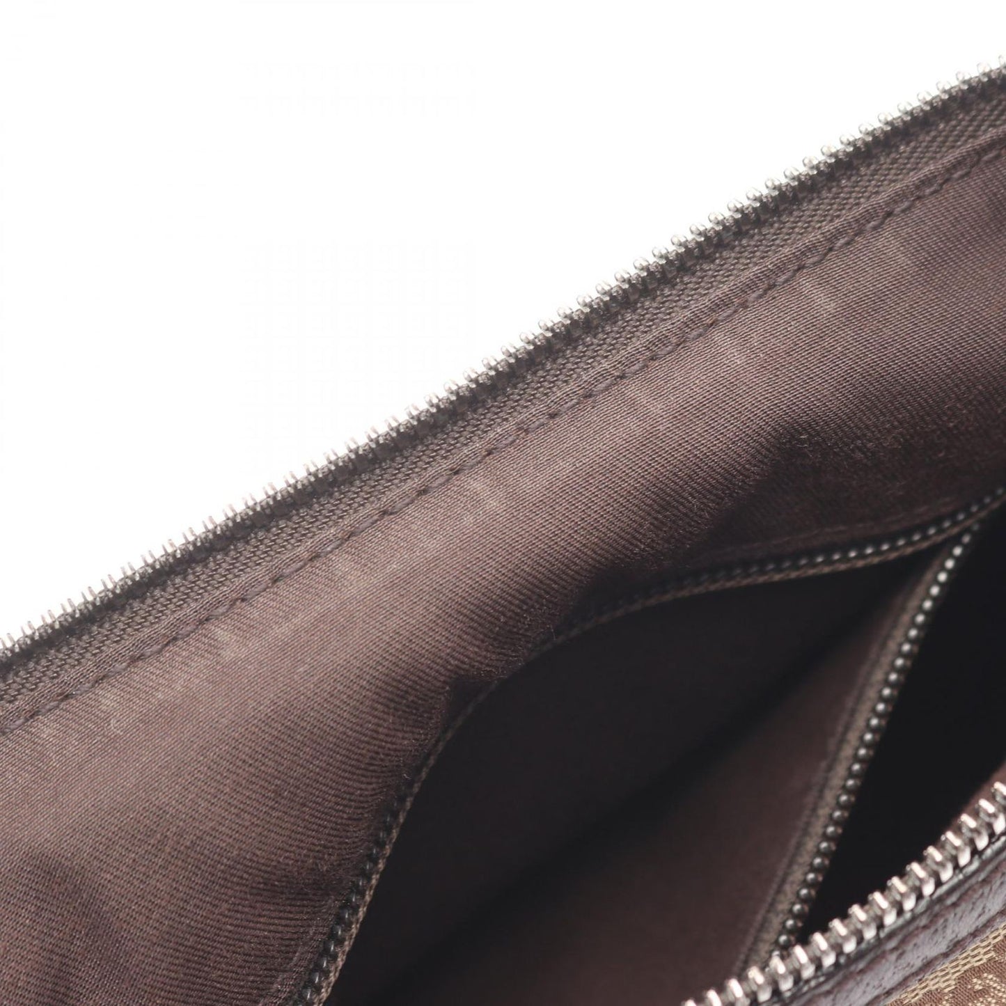 Gucci Shoulder Bag GG Canvas Beige Dark Brown — view 9