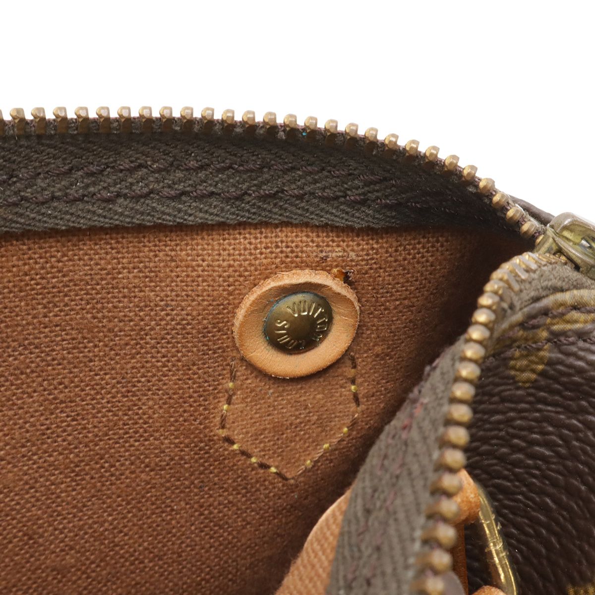 Louis Vuitton Monogram Mini Speedy Mini Bag Pouch Case — view 8