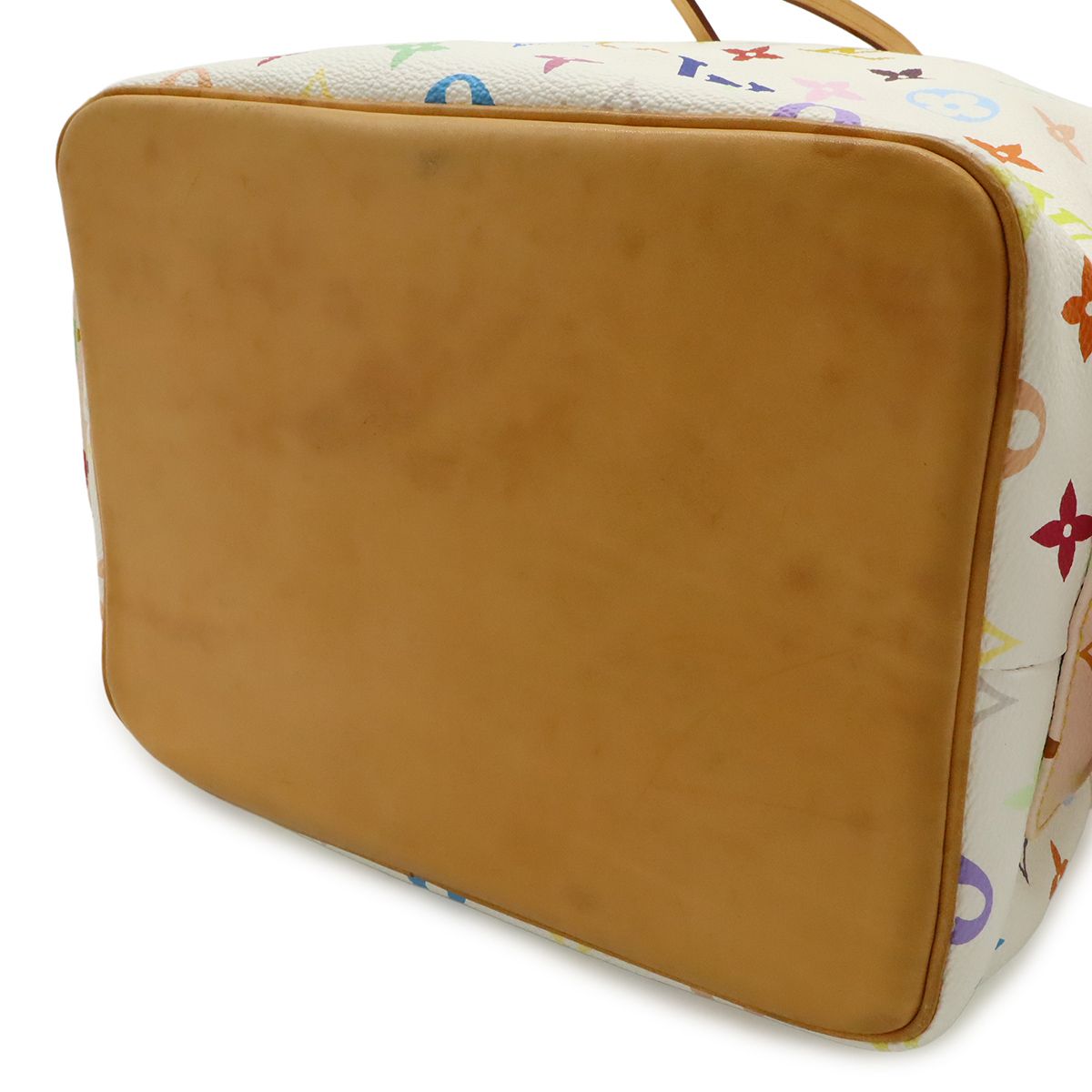 Louis Vuitton Monogram Multicolor Petit Noe Shoulder Bag Drawstring Blanc White — view 9