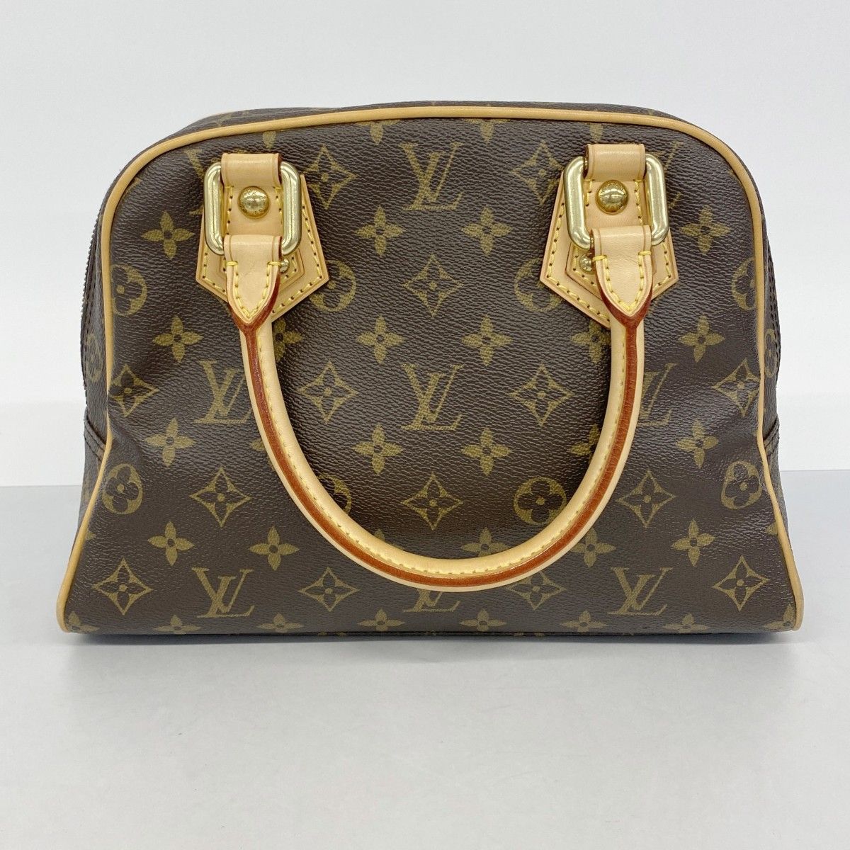 Louis Vuitton Handbag Monogram Manhattan PM Brown — view 9