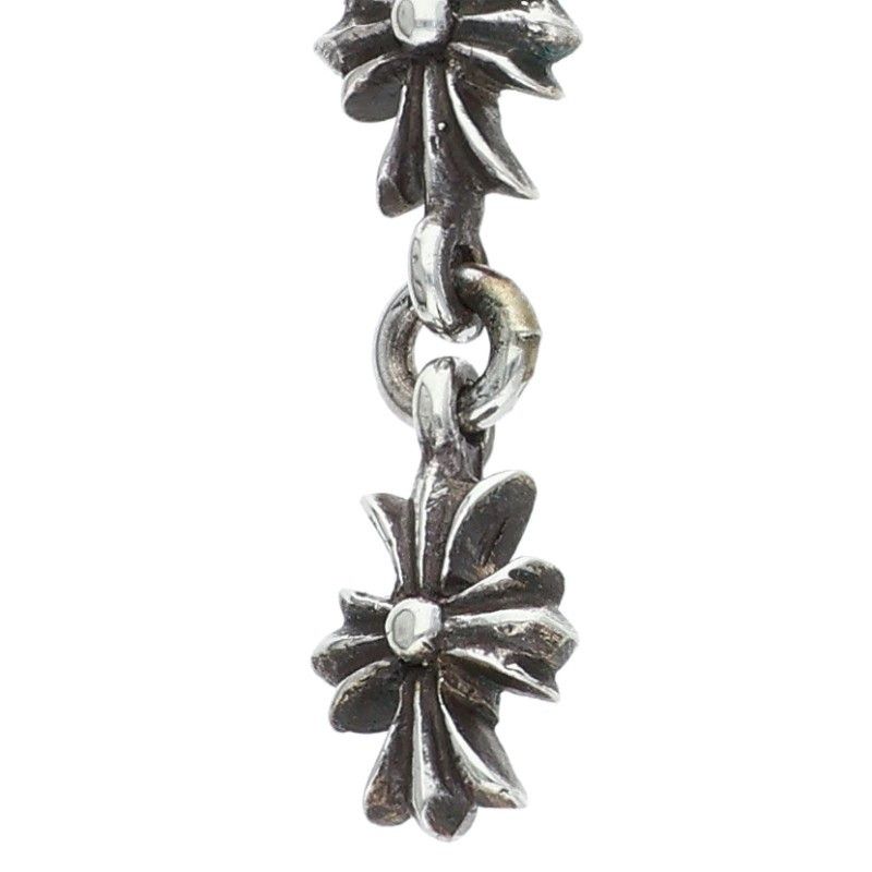 Chrome Hearts Tiny CH Pls 3 Ech Plus 3 Drop Silver Earrings — view 5