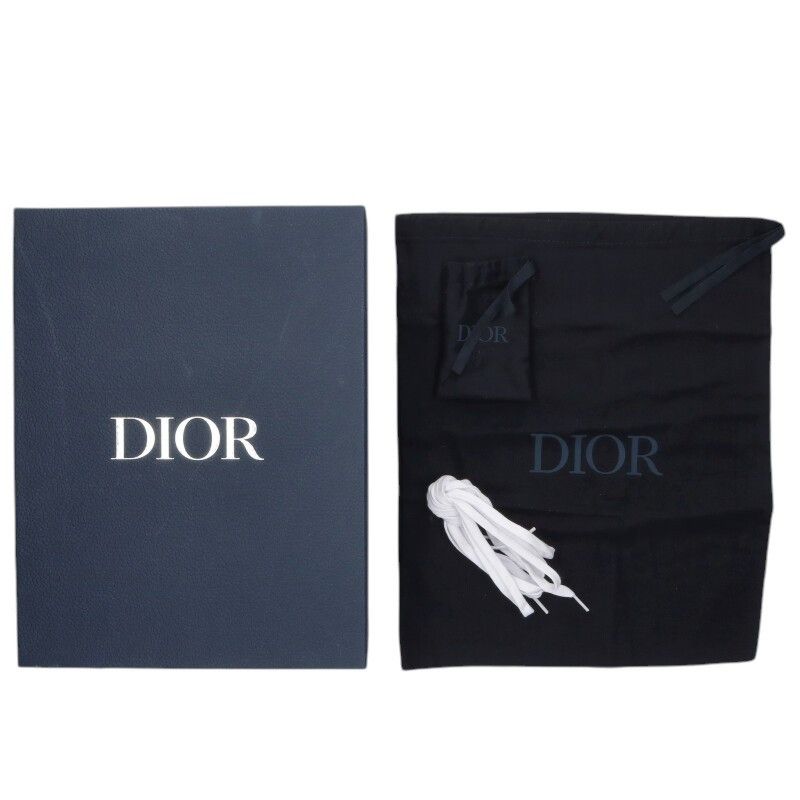 Dior Denim Tears Oak All Over Pattern Flower Print High Cut Sneakers — view 5
