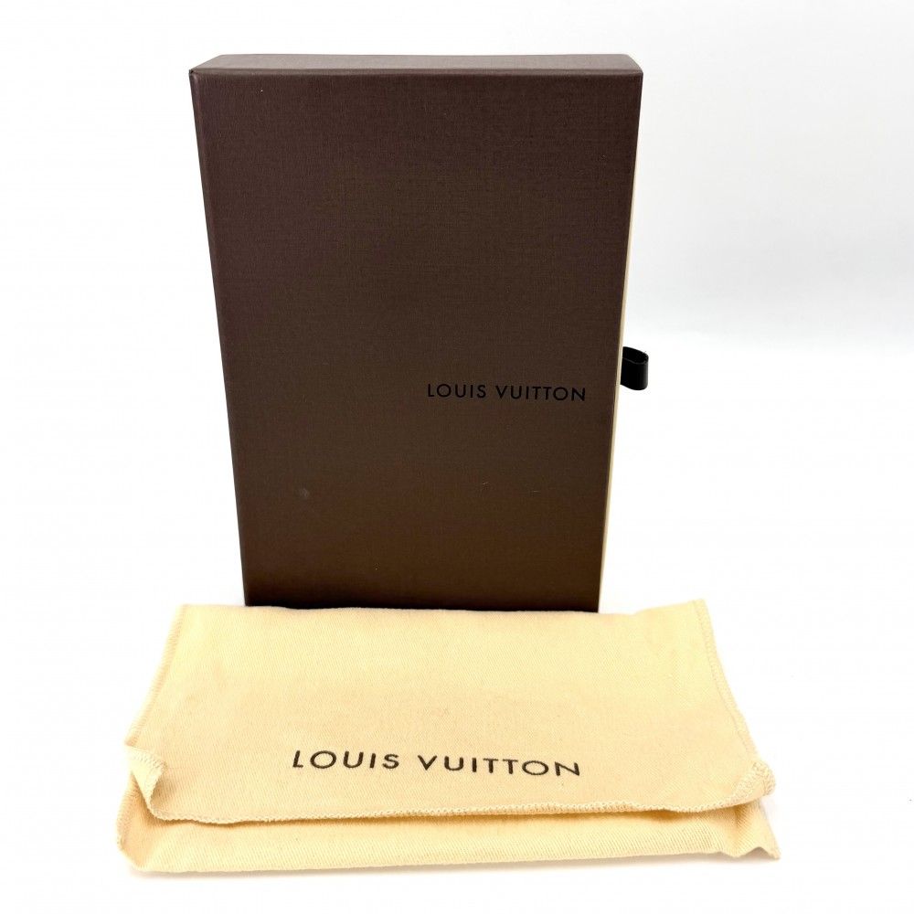 Louis Vuitton Coin Case Monogram Ceinture Pochette Duo Purse Brown Gold — view 7