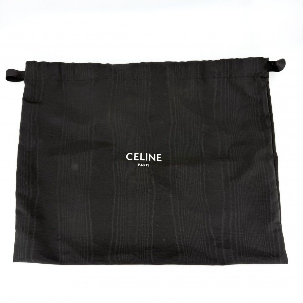 Celine 2-Way Triomphe Small Cabas Thais Shoulder Bag Crossbody Stripe Tote — view 9