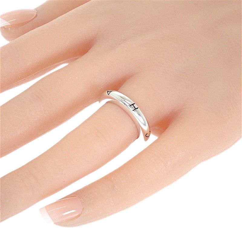 Chanel Logo Ring Wit 925 Sterling Silver