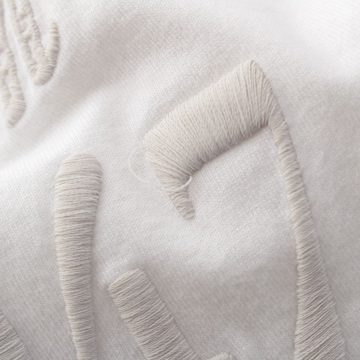 Dior Cotton Logo Embroidery T-Shirt Short Sleeve Top White — view 9