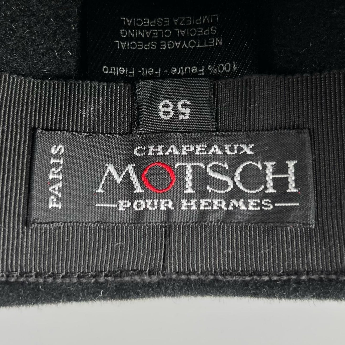 Hermes Motsch Motchi Series Button Stitch Hat — view 9