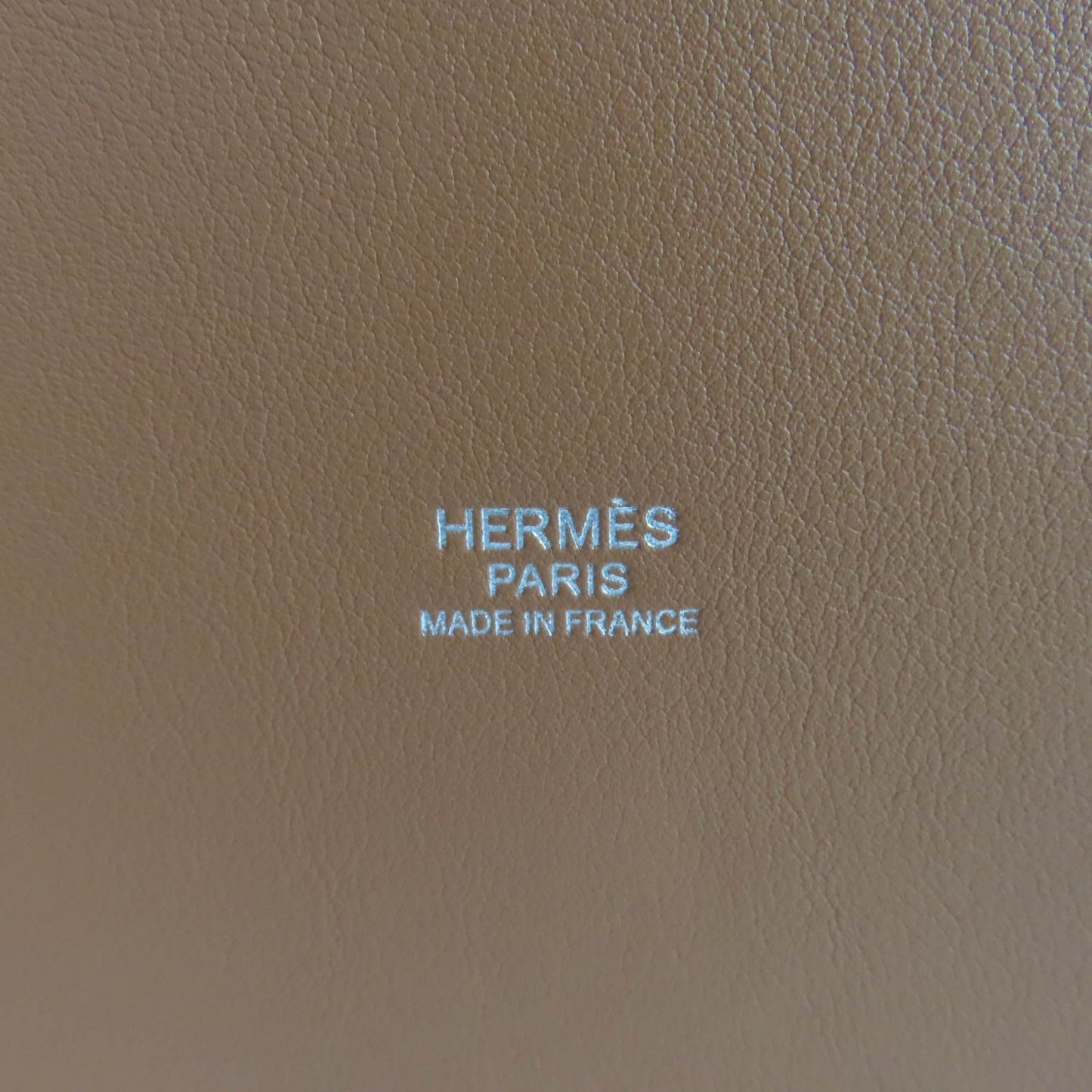 Hermes Garden Picnic Party PM Swift Natural Gold Handbag — view 9