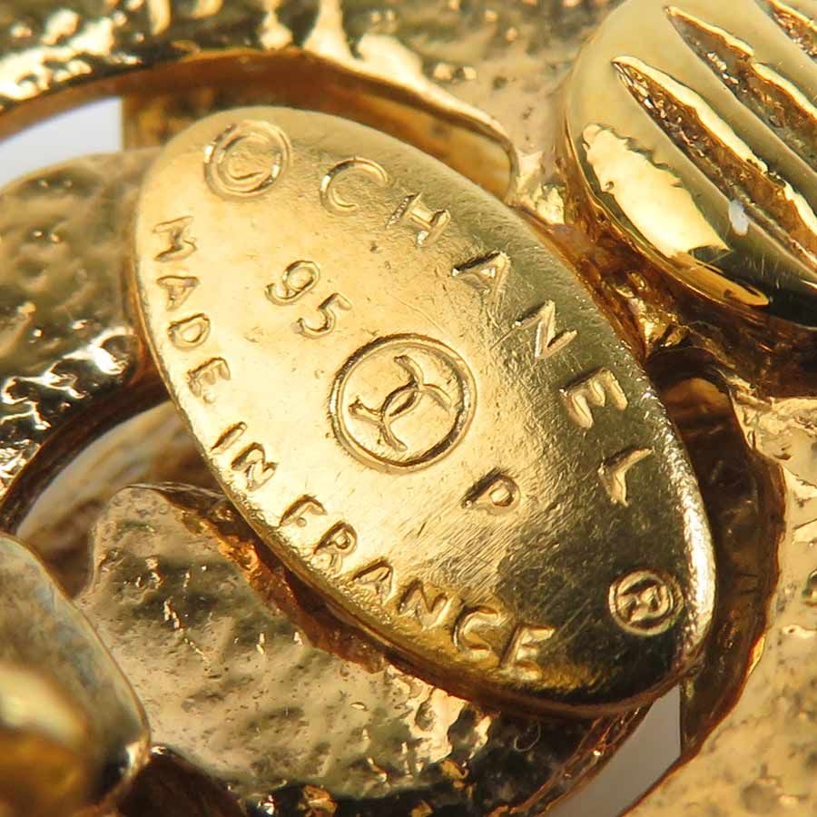 Chanel Earrings Vintee Gold — view 8