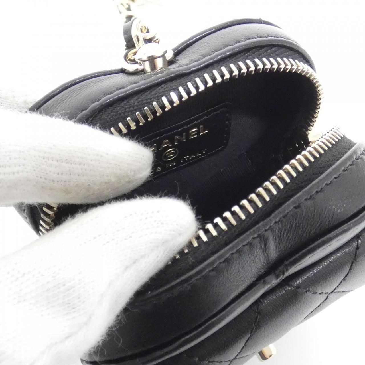 Chanel Bag Charm Keychain & Charms Black — view 9