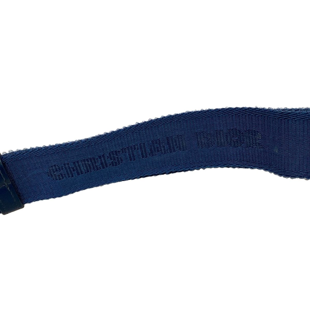Dior Shoulder Bag World Tour Blue Leather — view 9