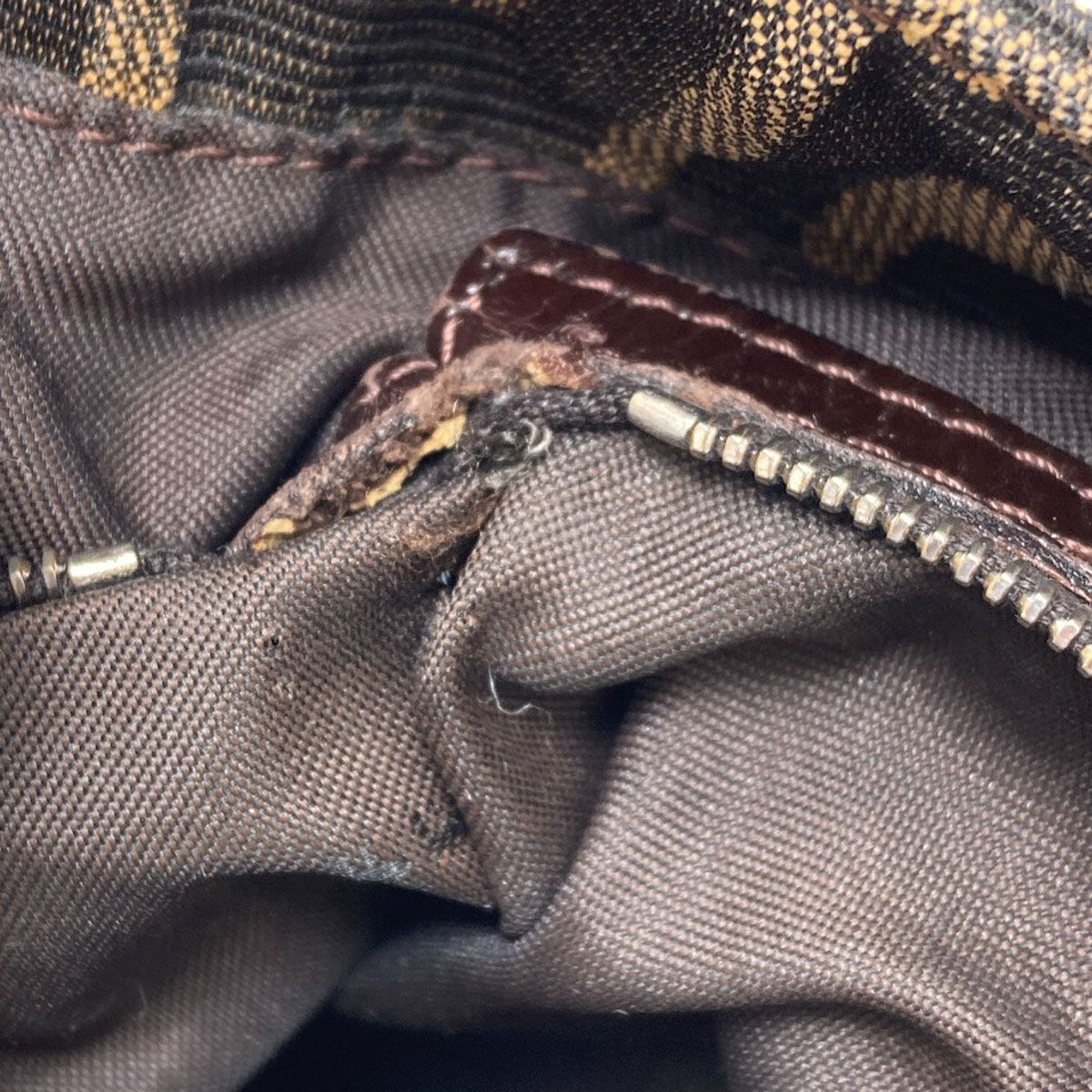 Fendi Zucca Pattern Handbag Canvas — view 9
