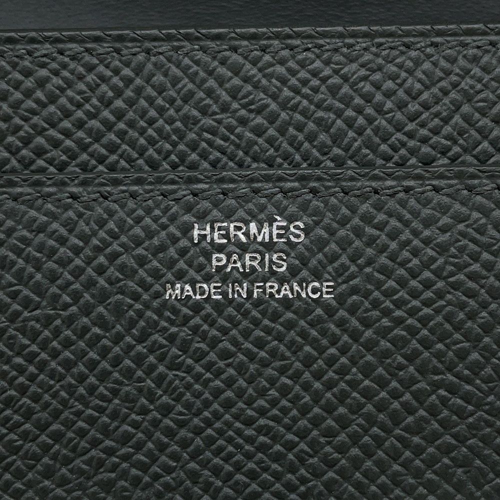 Hermes Wallet Constance to Go Long Vert Manglo Blacka Epsom — view 9