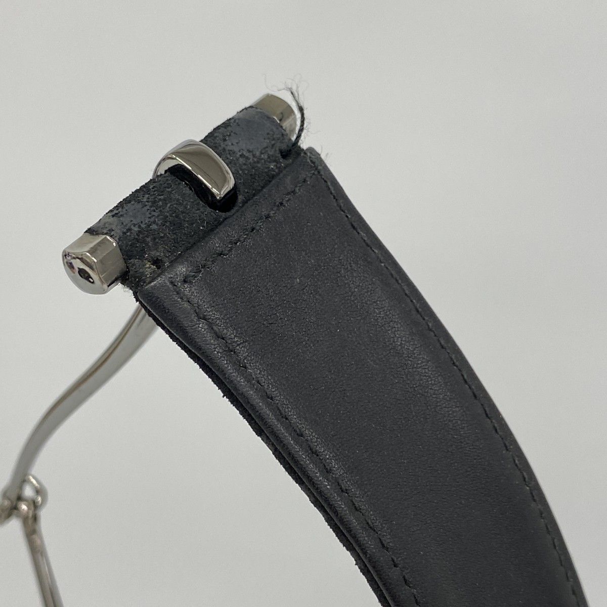 Gucci Shoulder Bag 001 Suede Black Silver — view 9
