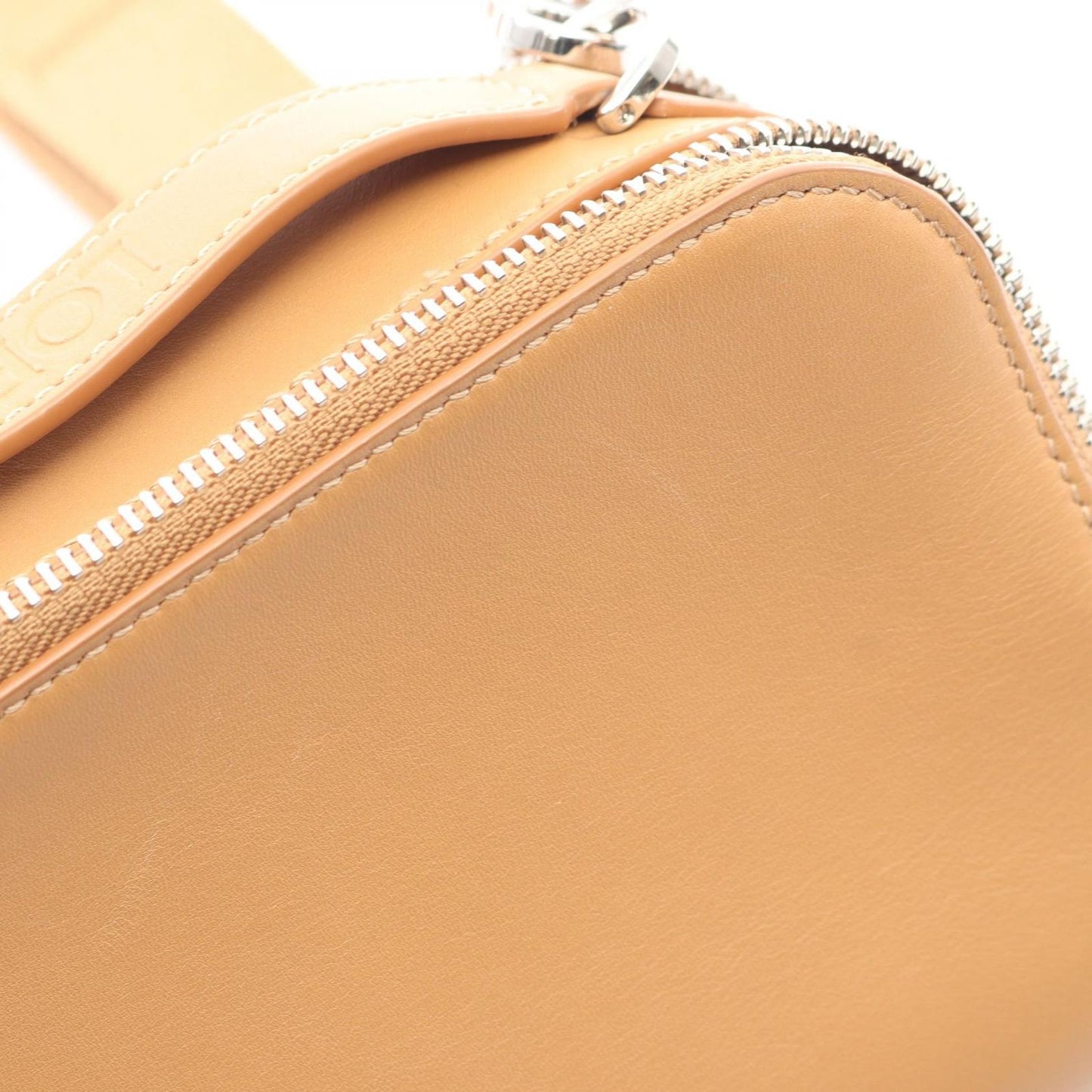Loewe Crossbody Camera Bag Mini 2-Way Camel Leather Anagram — view 8