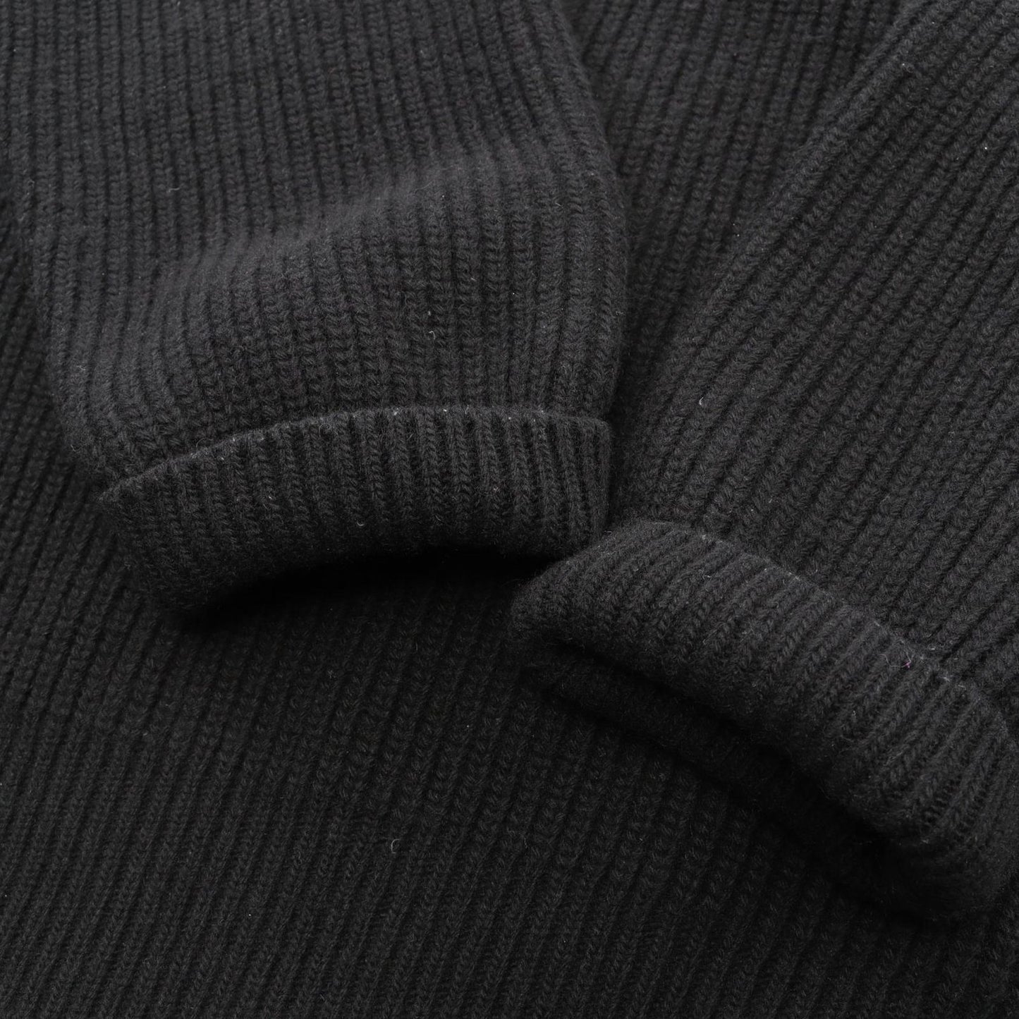 Celine Knit Logo Oversize Rib Wool Sweater — view 9