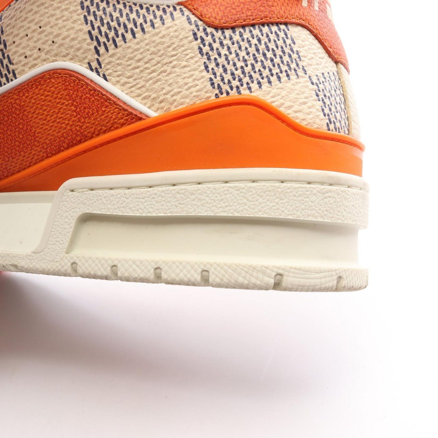 Louis Vuitton Sneakers LV Trainer Line Orange White Canvas — view 9
