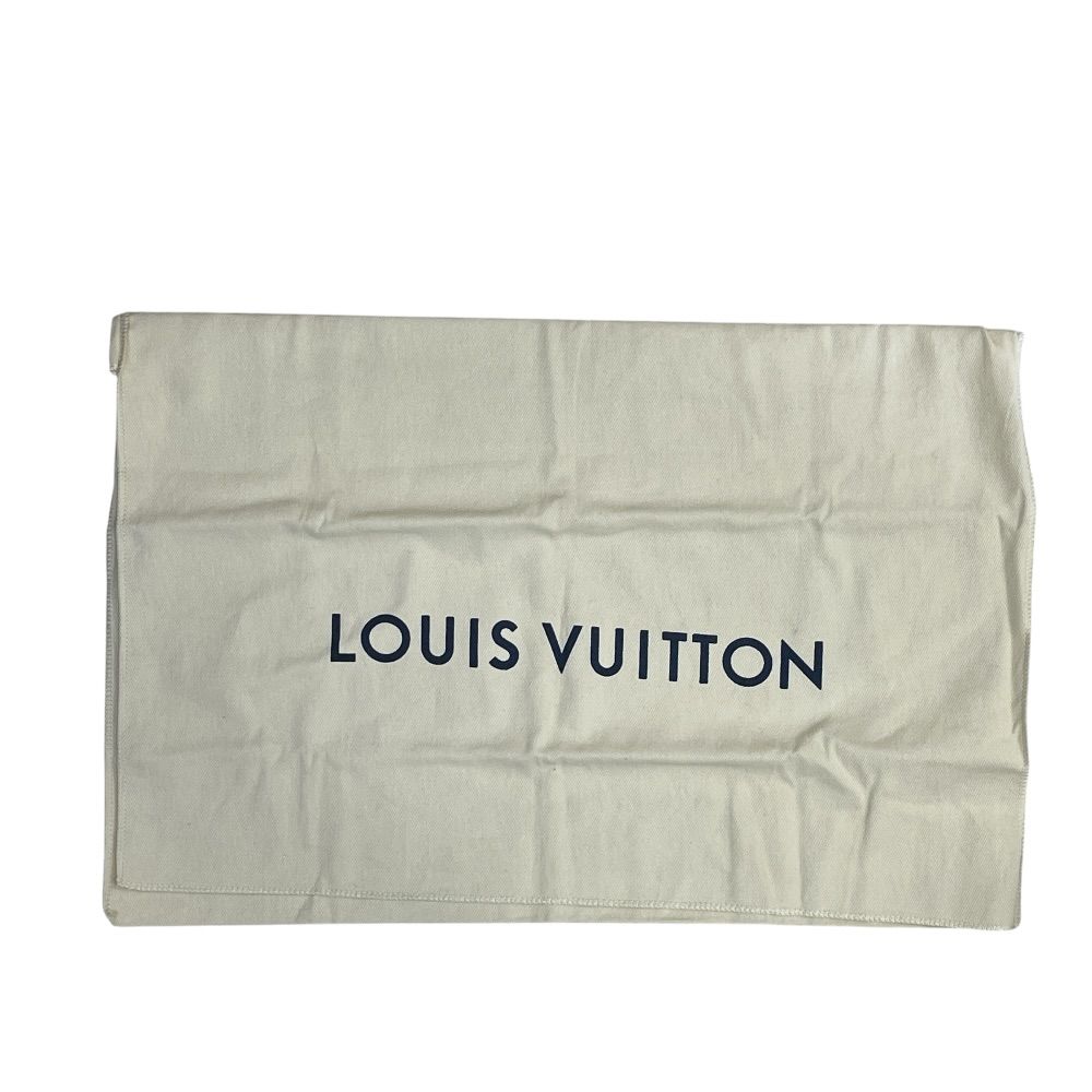 Louis Vuitton Damier Infini Ambler 2-Way Belt Bag Clutch Leather Blue Daily — view 9
