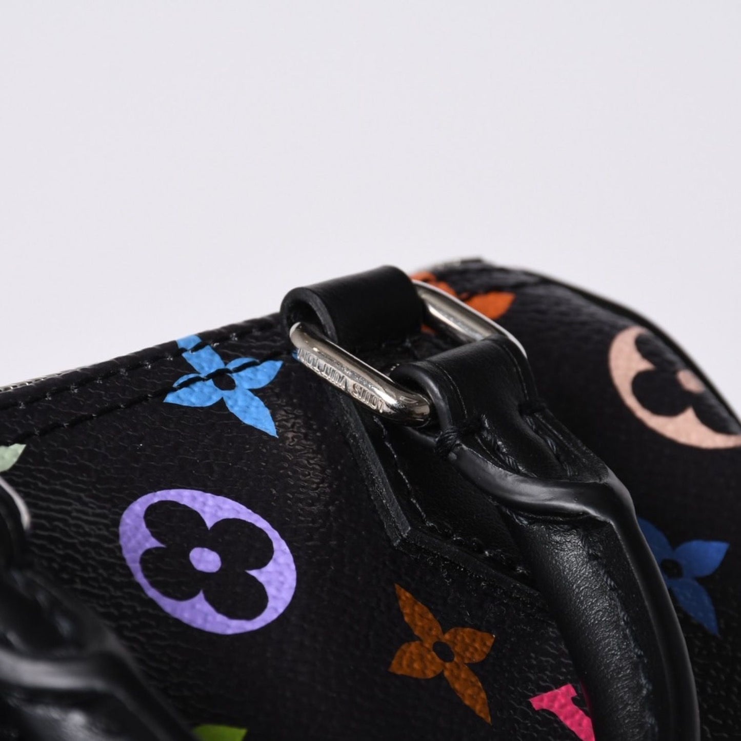 Louis Vuitton Nano Speedy Takashi Murakami Multicolor Black 2-Way Bag Leather — view 8
