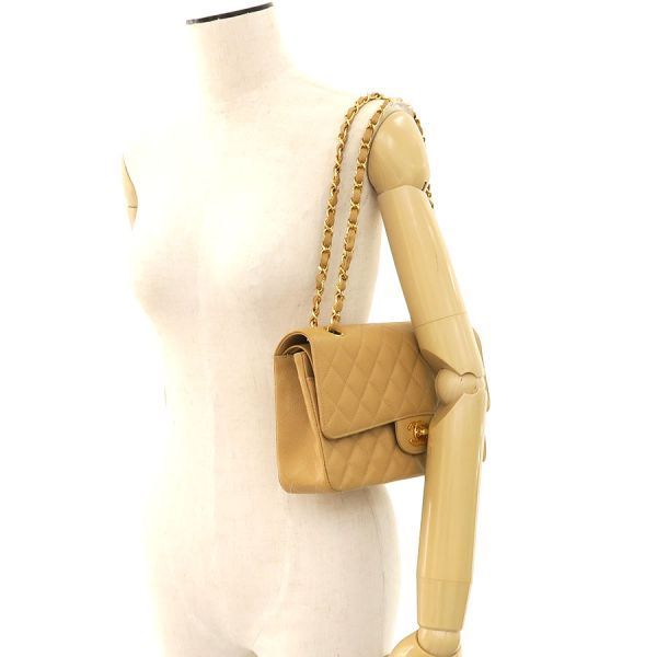 Chanel Caviar Quilted Double Flap Chain — view 9