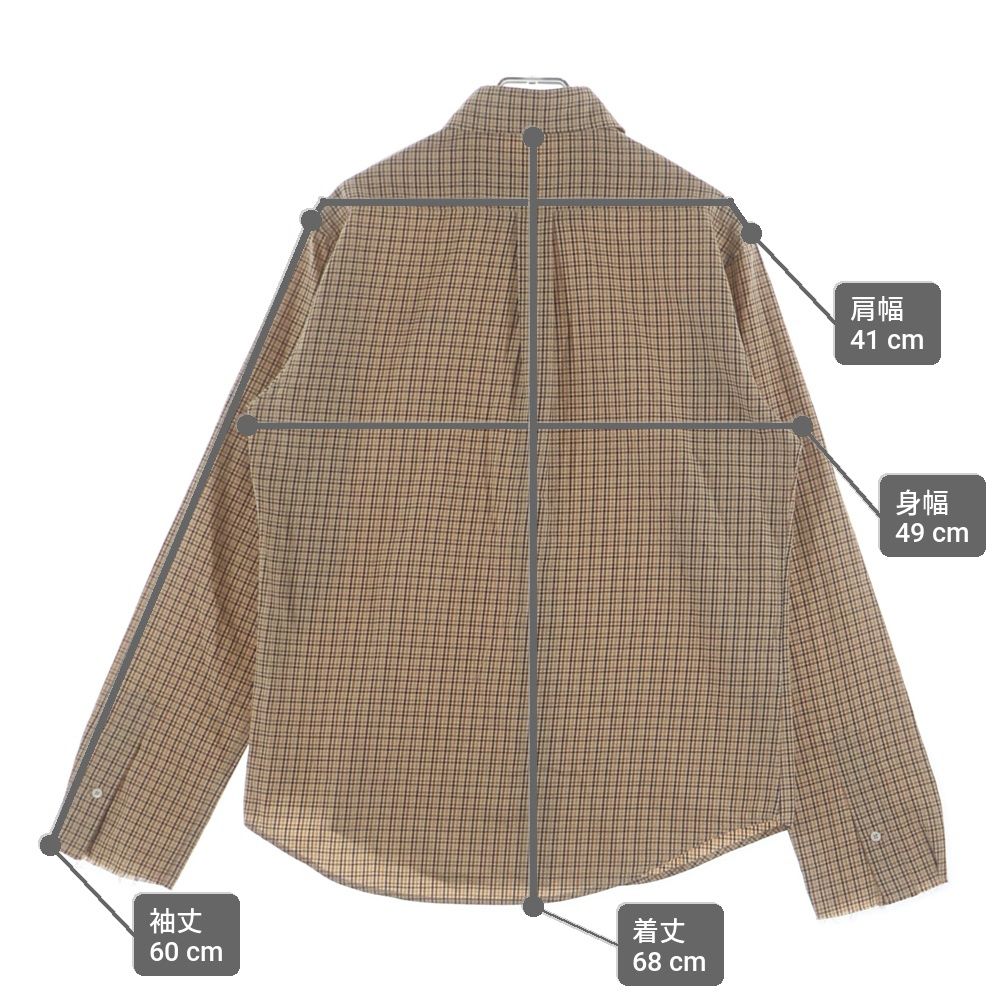 Miu Miu Checked Shirt Front Logo Embroidery Plaid Button Down Jacket Long — view 9