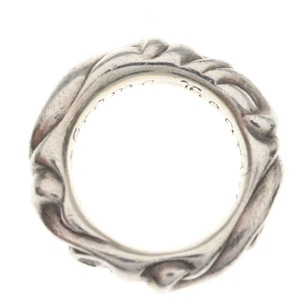 Chrome Hearts Scrl Band Scroll Ring Silver — view 6