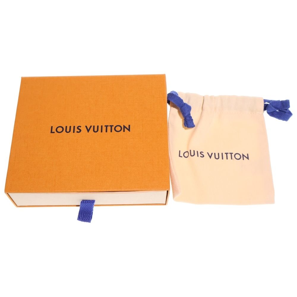 Louis Vuitton Monogram Leather Bracelet Silver Brown — view 6