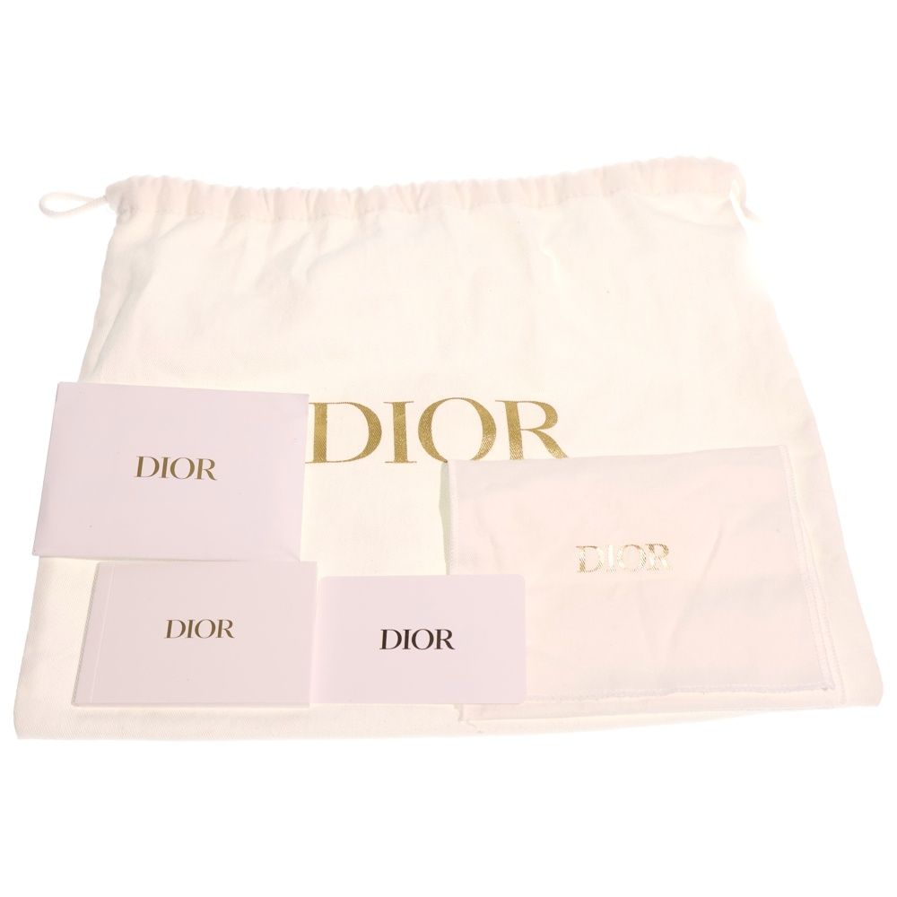 Dior Lady D Joy Cannage 2-Way Shoulder Bag Black Leather — view 6