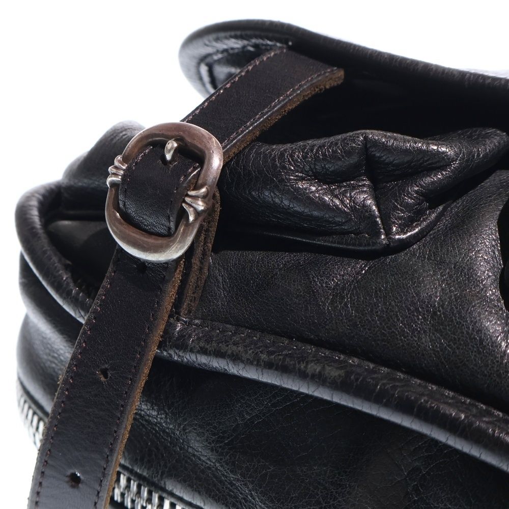 Chrome Hearts Shoulder Bag Tiny Gunslinger Strap Leather Black — view 6