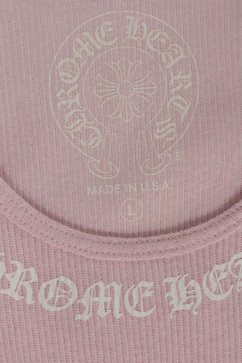 Chrome Hearts Rib Tank Neck Logo Print Top — view 3