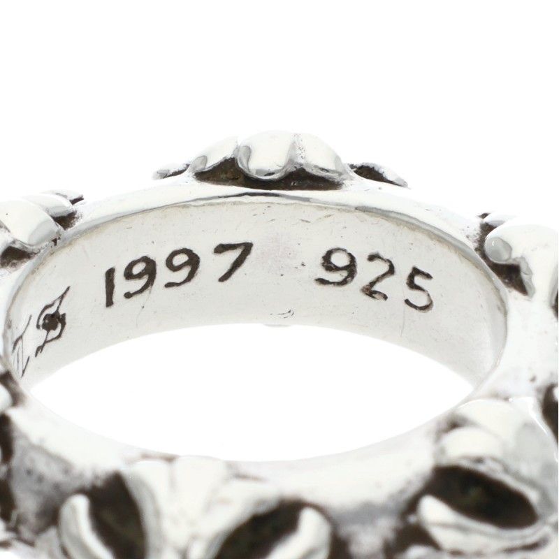Chrome Hearts Cross Band Silver Ring — view 5